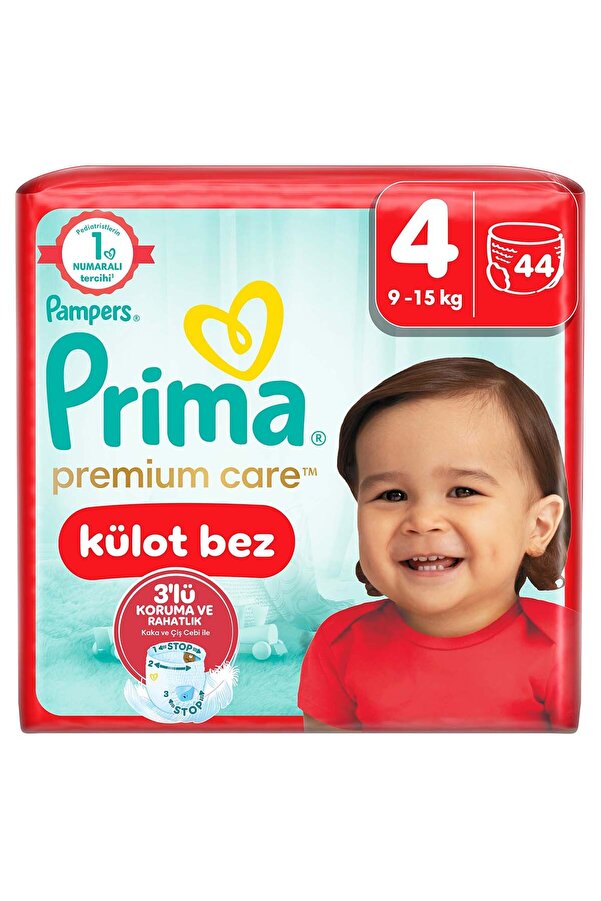 Prima Premium Care Külot Bez, 4 Numara, 44 Adet