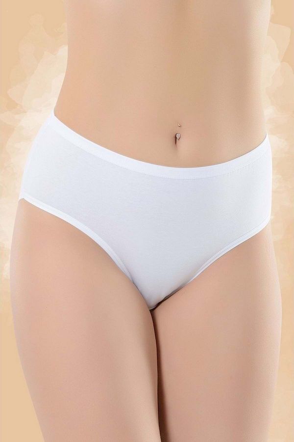 Belinay-0107 High Waist Panties White XL 1