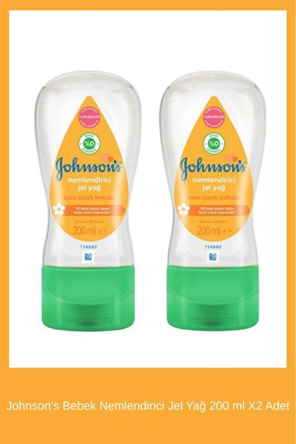 Neutrogena Johnson’s Bebek Nemlendirici Jel Yağ Bebek Yağı 200 ml X2 Adet
