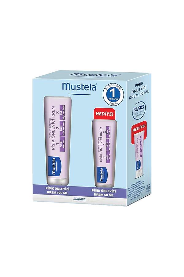 Mustela Pişik Önleyici Vitamin Barrier 1-2-3 Pişik Önleyici Krem 100 gr + 50 gr Hediyeli