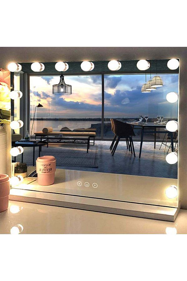 Generic-LIMOS Lighted Vanity Mirror Hollywood Style Makeup Vanity Mirror with Lights and Touch button 3Colo 1