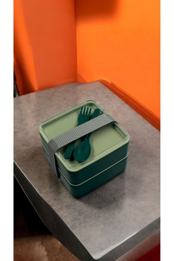 Star Termos-Double Layer Portable Food Container 🍱 |   Spoon & Fork Included 1