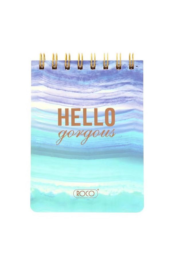 Roco-Memo Notebook "Hello Gorgeous" – A6, 100 Sheets 1
