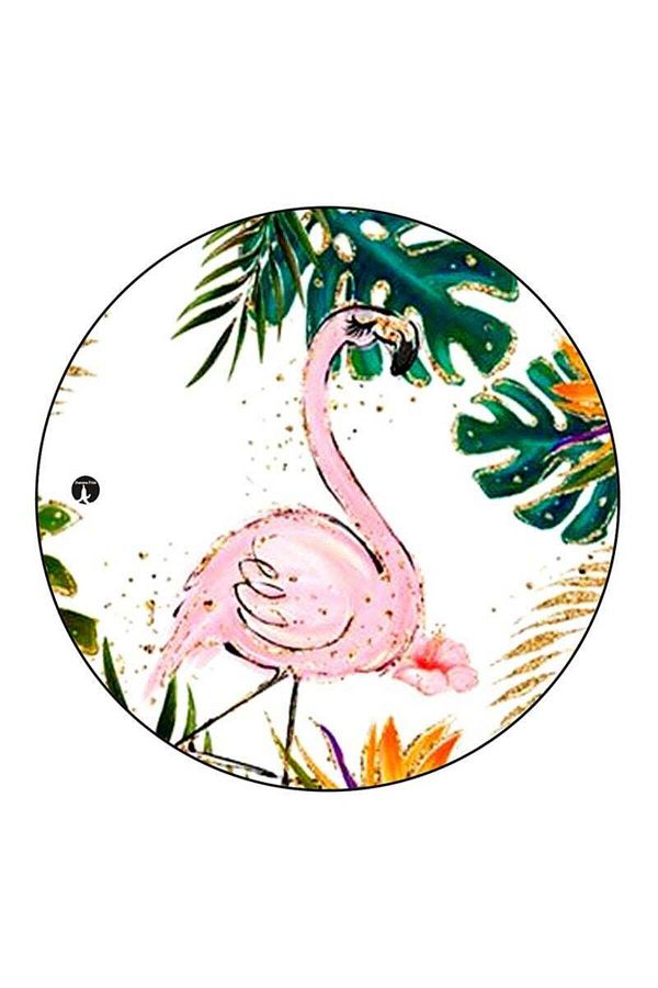 Generic-RKN Flamingo Printed Fridge Magnet Multicolour 1