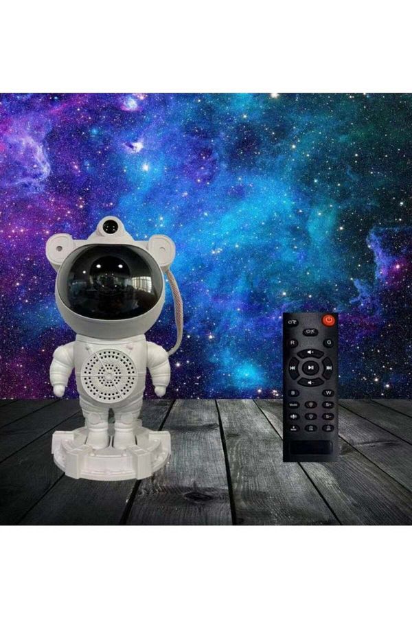 Generic-TIGER Astronaut Galaxy Projector Lamp With Timer & Remote Control With Speaker USB Powered Spaceman 1