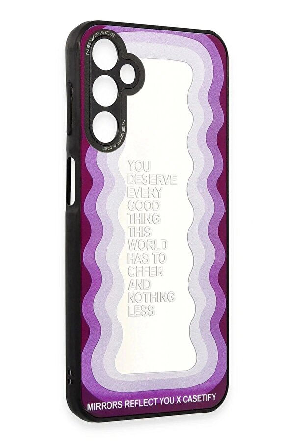 Nemere-Samsung Galaxy A04S Case Mirror Patterned Cover - Mirror - 5 1