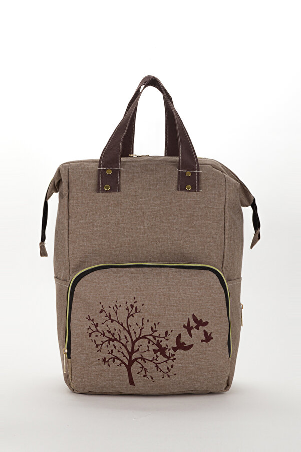 Sweet Anne Bebek Bakım Sırt Çantası Biberon Termoslu Sıvı Geçirmez Askı Aparatlı