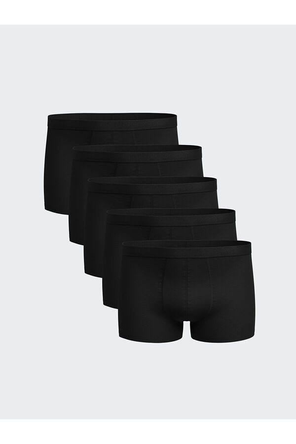 LC Waikiki-5-Piece Flexible Cotton Men's Boxers - Standard Mold 1