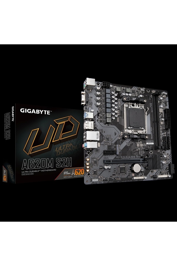 Gigabyte-A620M S2H 6400Mhz(Oc) Ddr5 Matx Am5 1