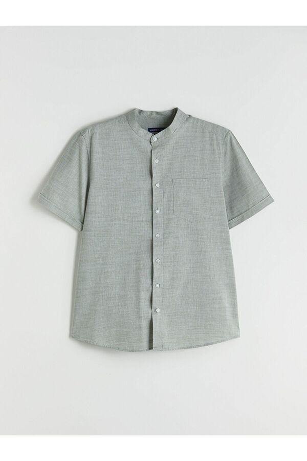 LC Waikiki-Create Your Style from Uzg Store |   Regular Fit Judge Collar Poplin Men's Shirt 1