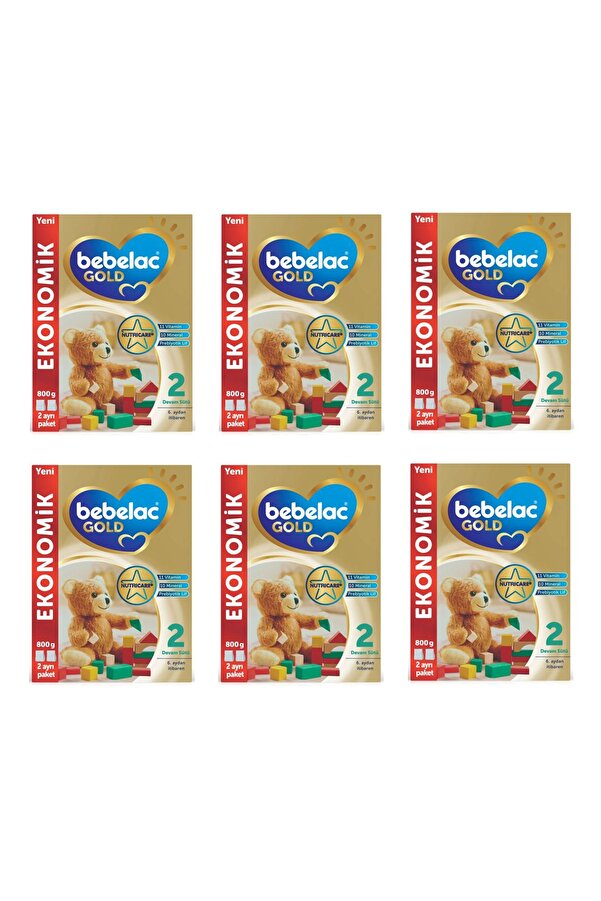 Bebelac Gold Devam Sütü 2 800 G x 6 Adet