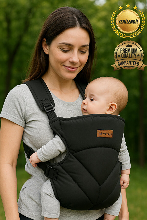 Baby Hugs Zero Comfort Kanguru Siyah