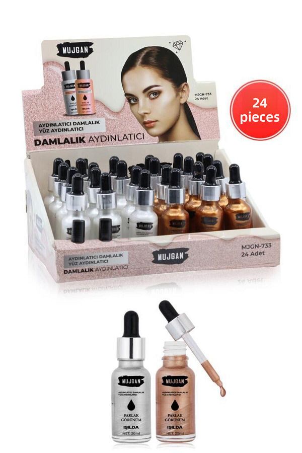 MUJGAN-24-piece Dropper Bottle Illuminator Model 1