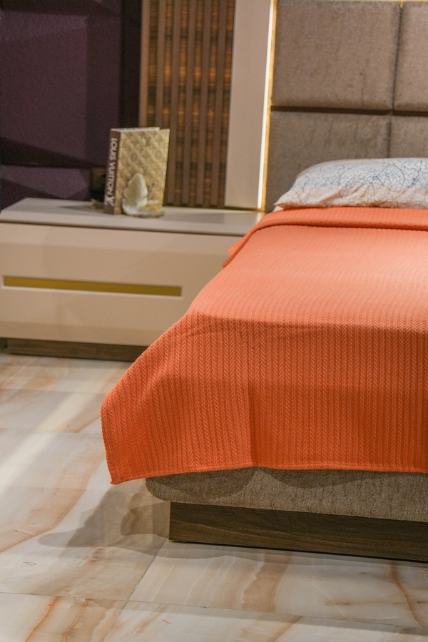 Sofline-100% Cotton Single Summer Knitted Pique, Bedspread, Anti-Sweat Fabric (160X240Cm) 1