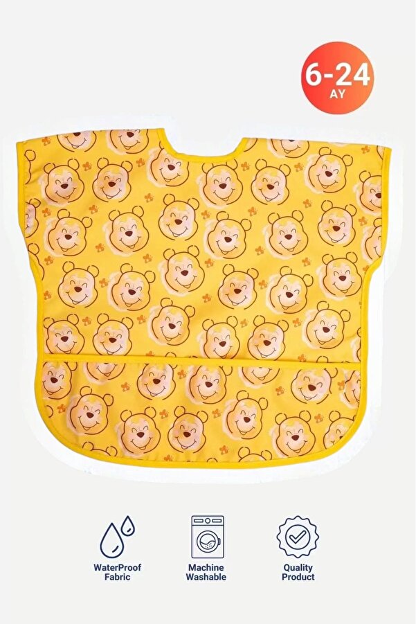 ANP MODA TASARIM Sıvı Geçirmez Mama-aktivite Önlüğü 6-24 Ay A2025