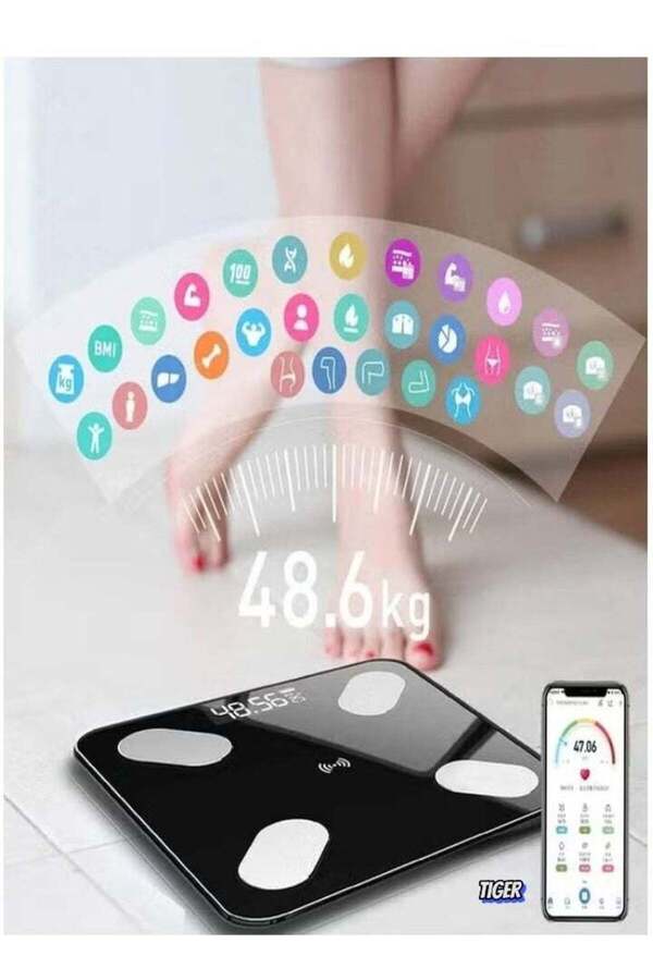 Generic-JAJEEK Bluetooth Electronic Weighing Scale â€“ Body Composition Monitor with Smartphone App, Accura 1