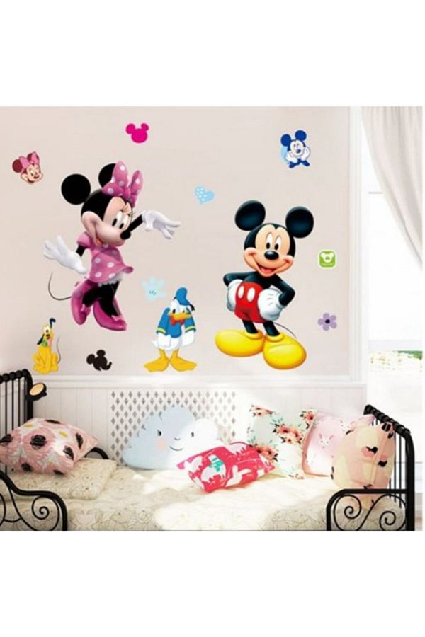 Kt Grup Mickey Mouse Minnie Mouse Wall Stickers