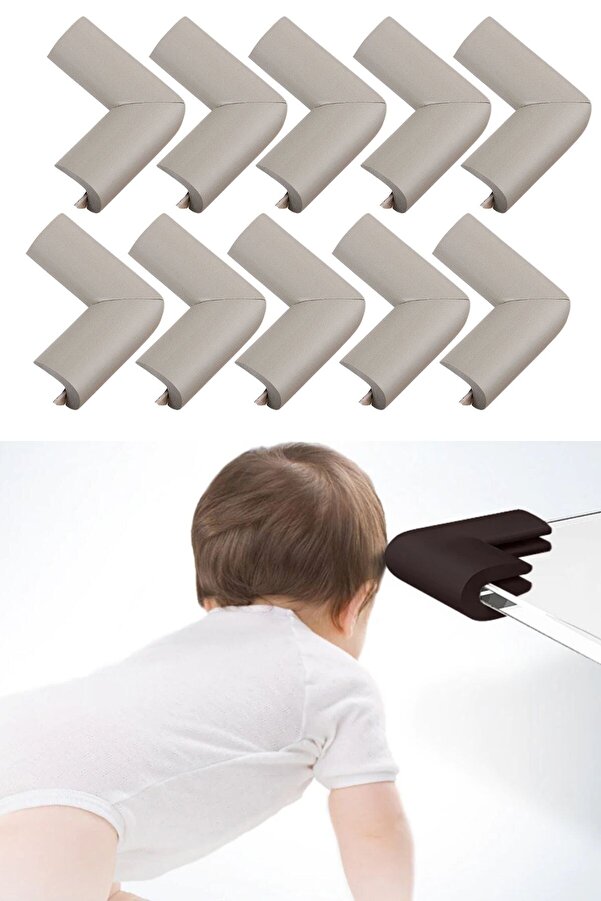 Buffer Kauçuk Bebek Çocuk Masa Sehpa Ünite Kenar Köşe Darbe Koruyucu Güvenlik Seti