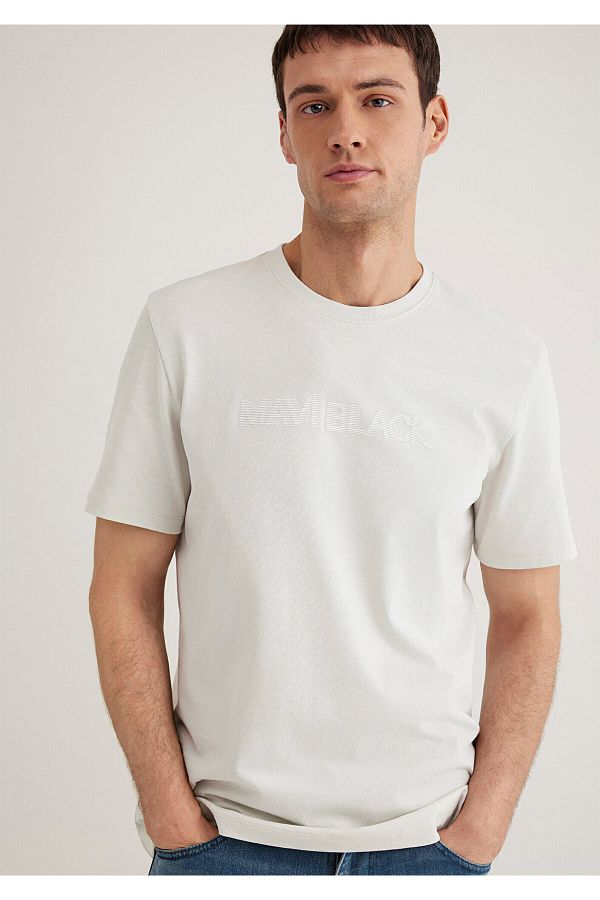 Mavi-Black Printed Gray T-Shirt Regular Fit 0612643 -70142 1