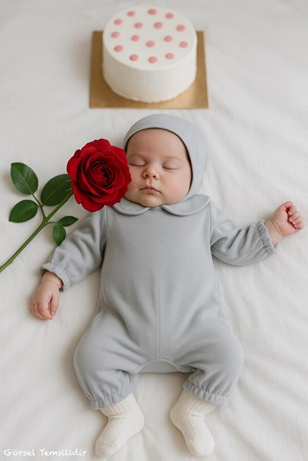 Minimus Yeni Doğan Erkek Bebek Tulum Hastane Çıkışı Özel Gün Takım Mevlüt Babyshower Düğün Nişan Hediye