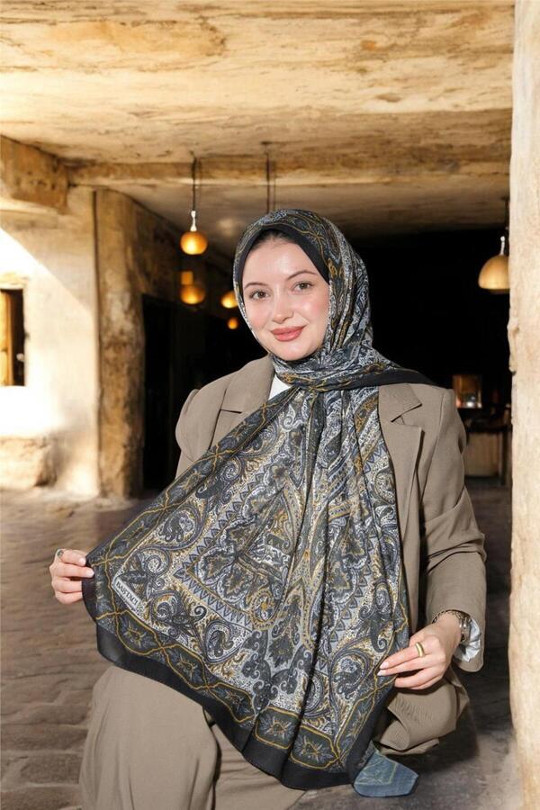 Baştacı-Baştaci Soft Ethnic 0181 Hardal Shal 1