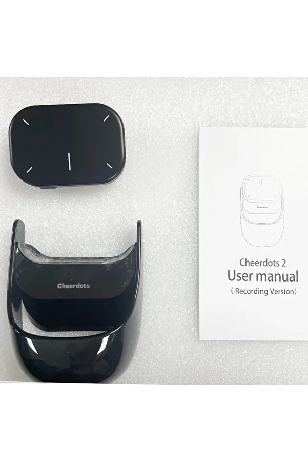 Choice-Black record Cheerdots 2 Detachable Air Mouse Wireless Touchpad All-in-one Pocket AI Recording Enabl 1