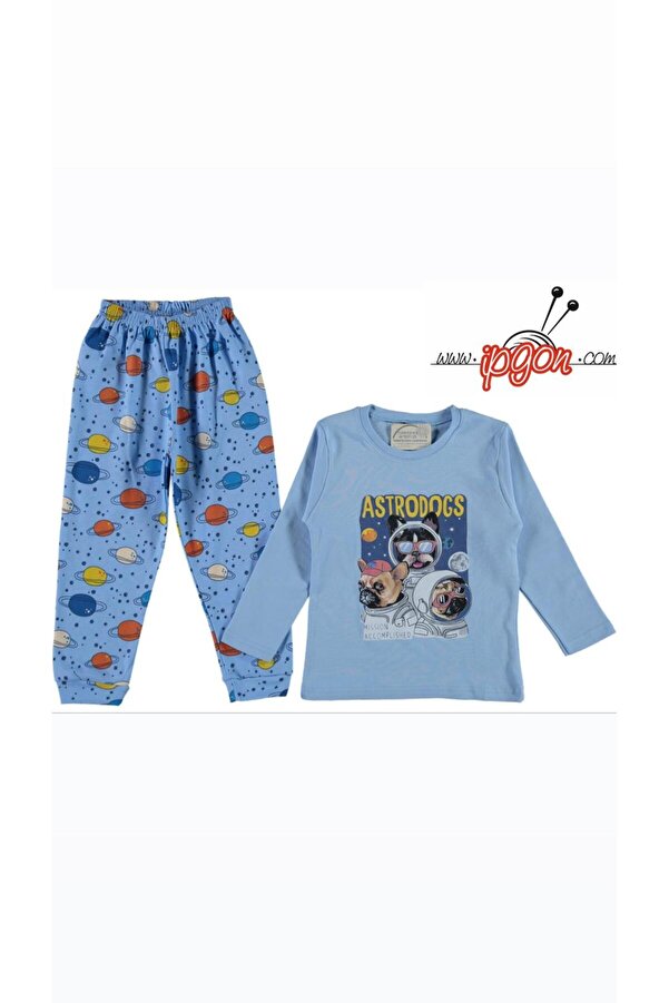 İPGON ASTRONOT ERKEK BEBEK PİJAMA TAKIMI 1 YAŞ