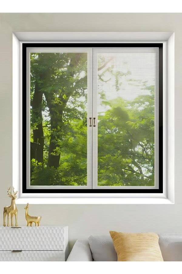 fun zone-Window Mosquito Net, Anti-Mosquito Removable Window Screen Net, Durable Fly Screen for Pet 1