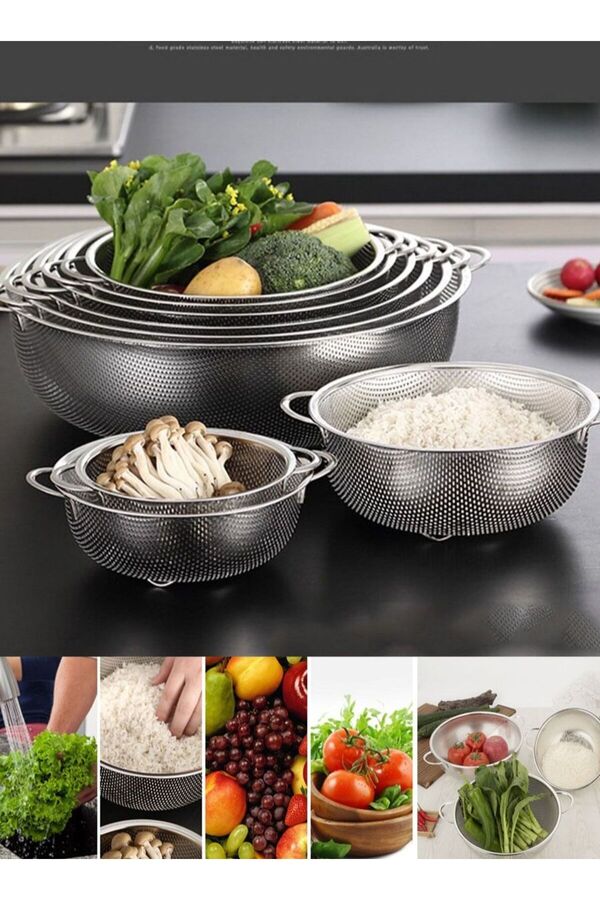co arma-A set of 6 strainers of different sizes 1