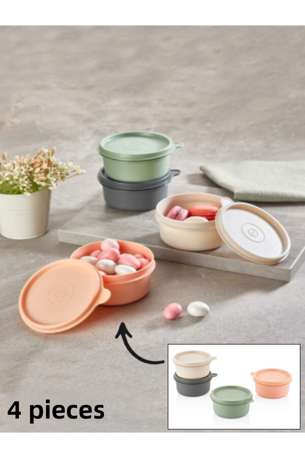 Bayev-Set of 4 Mini Storage Containers with Lid 1