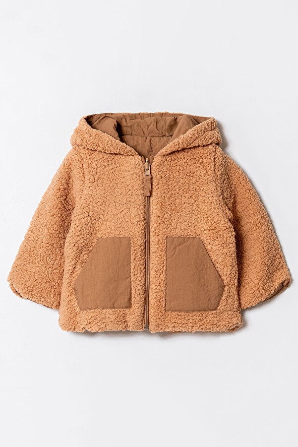 Verscon Çift Taraflı Kapüşonlu Welsoft Kuzu Hırka 9 Ay - 4 Yaş