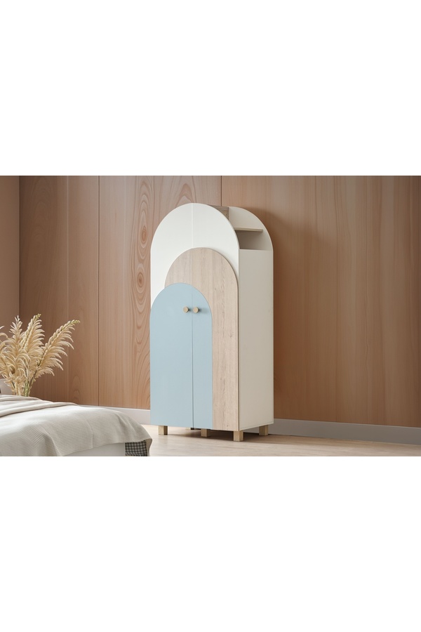 Vivense Petite Gardırop, Mavi, 2 Kapaklı