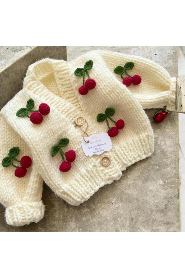 Genel Markalar el örgüsü bebek ceket