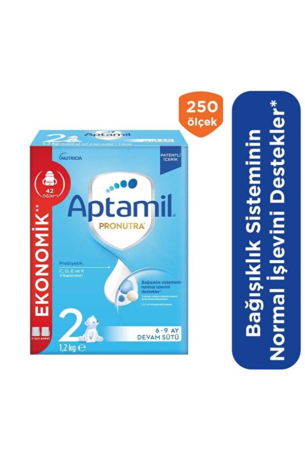 Aptamil Devam Sütü Maması No2 6-9 Ay 1200 Gr
