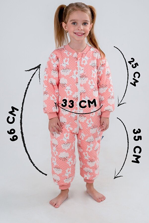 cantoy Kız Bebek 2.5 Tog Desenli Uyku Tulumu 2 YAŞ