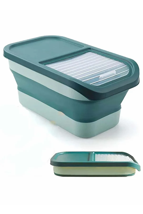 Generic-Excefore Collapsible Pet Food Container with Lids, 13 LB Food Storage Container, Airtight Cat Food 1