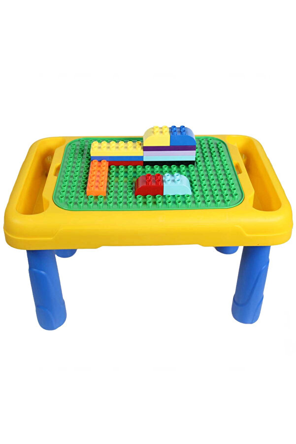 SPOR35 Kız Erkek Çocuk Oyuncak Bi-Blocks Yaratıcı Aktivite Masası Kız Erkek Çocuk Oyuncak Eğitici Oyuncakla