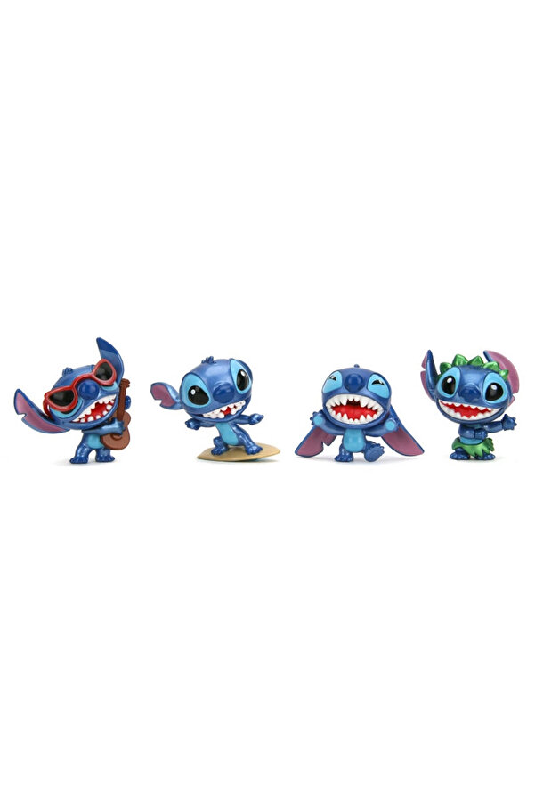 NEWBRENDHOME Öğretici Eğitici Oyuncaklar Stitch 4'lü Figür Paket Kız Erkek Çocuk Oyuncak