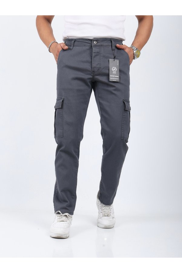 Penaltı Men's Cargo Pocket Gray Trousers