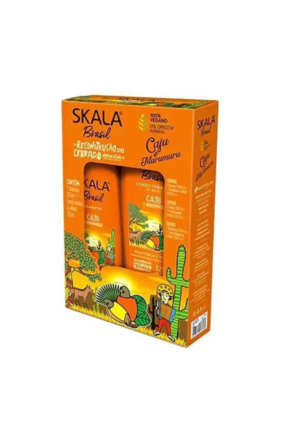 SKALA-Shampoo and Conditioner with Cashew and Murumuru Butter by - 325ml x2 1