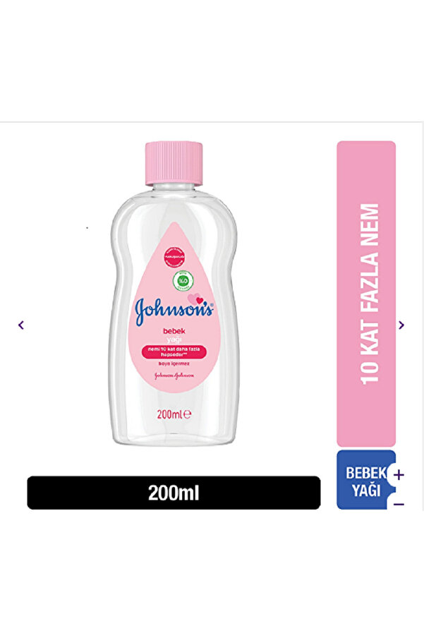 Jhonson's Johnsons Vücut Bakım Yağı & Nemlendirici Hassas Ciltler Ve Bebekler Için 200ml