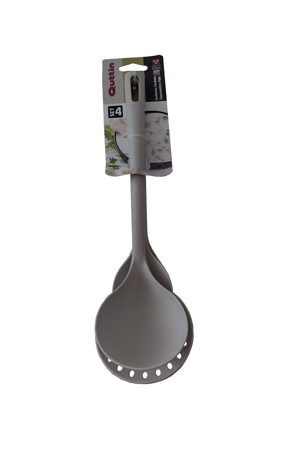 Quttin-Set of 4 kitchen utensils, gray, 30 cm, 1