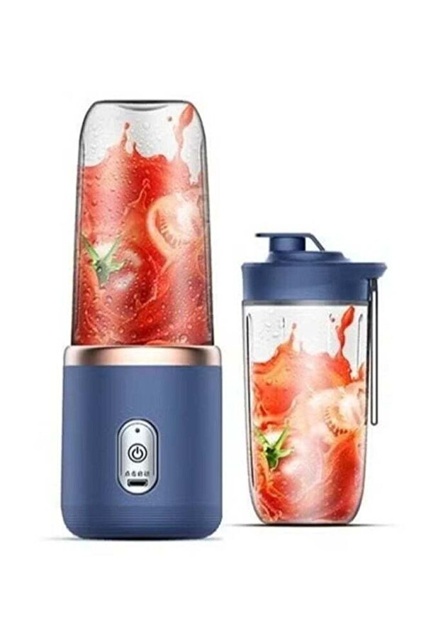 Generic-JAJEEK Portable USB Rechargeable Blender Juice Cup â€“ 400ml Personal Size Smoothie Maker for Juice 1