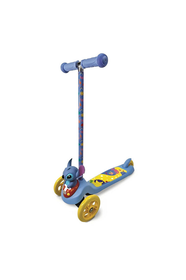 NEWBRENDHOME Öğretici Eğitici Oyuncaklar Stitch 3 Tekerlekli Scooter Kız Erkek Çocuk Oyuncak