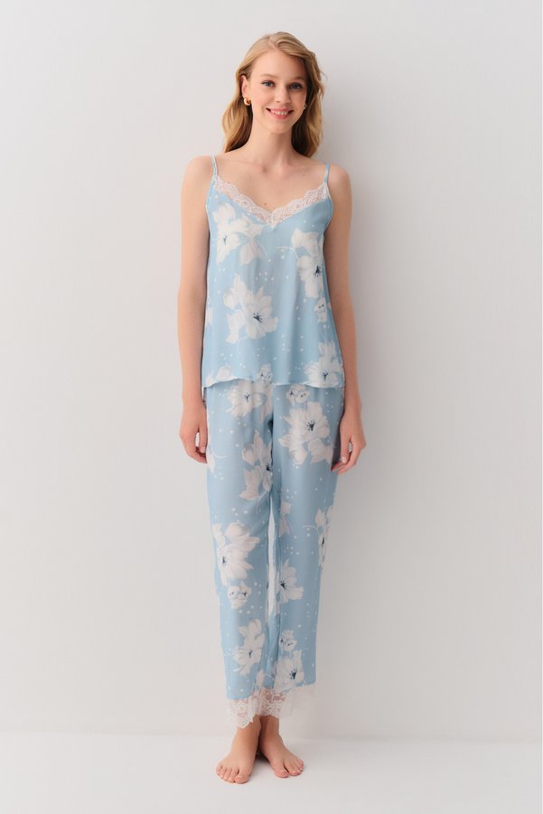 Suwen Magnolia Athlete Pants Pajama Set