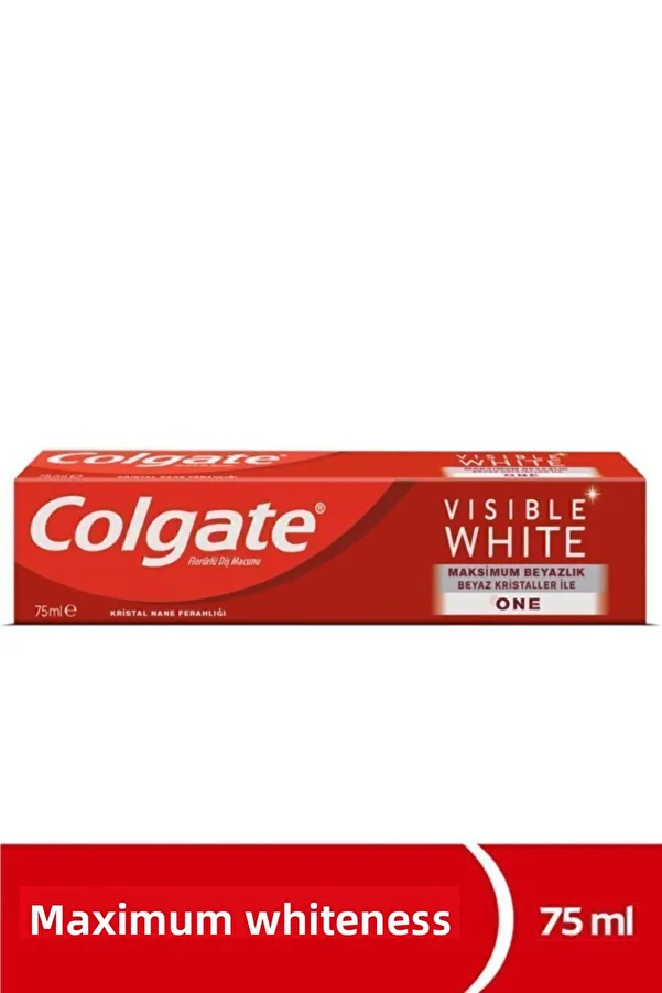 Colgate-معجون أسنان أبيض مرئي 75 مل 1