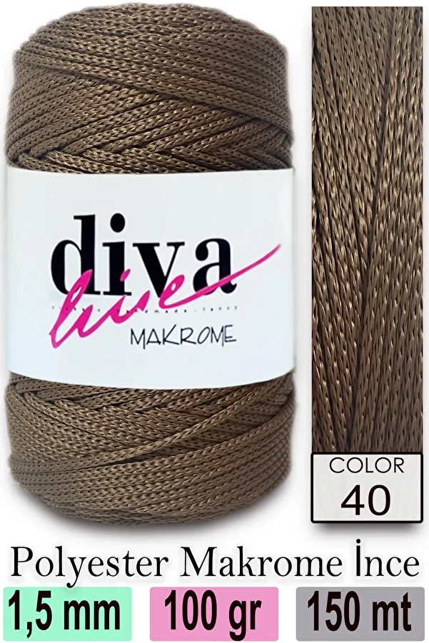 Diva İplik-Прежда Diva Macrame 40 - Удобен крой 1