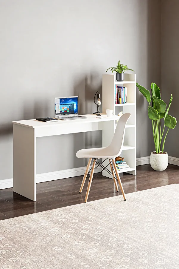 interGO-Working Desk With Bookcase 1