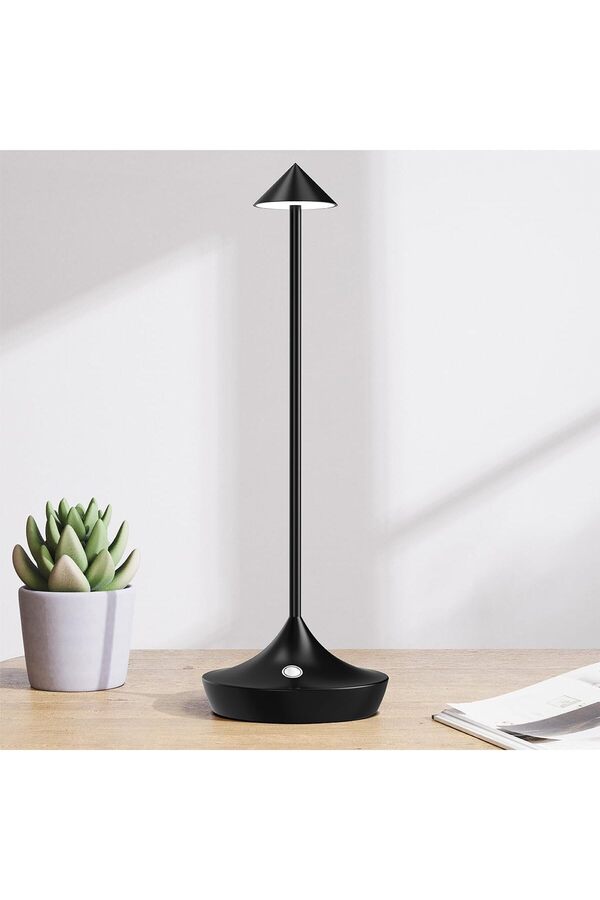 Taimi-Wireless Touch Table Lamp Dimmable Battery Operated Rechargeable 3 Color LED Desk Lamp 1