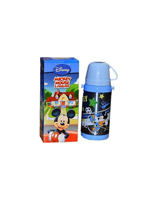 SPOR35 Öğretici Oyuncaklar 3411-Y KUT.TOMBUL TERMOS ÇELİK MICKEY MOUSE Kız Erkek Çocuk Oyuncak Eğitici Oyun
